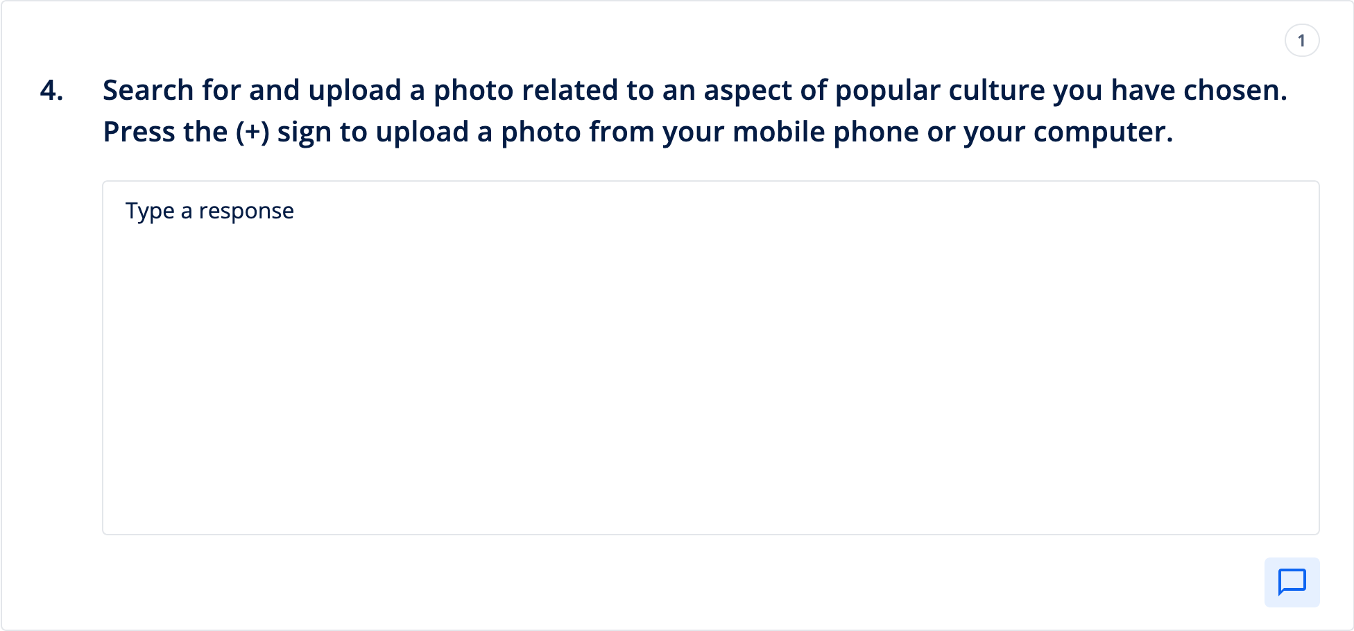 Free response example