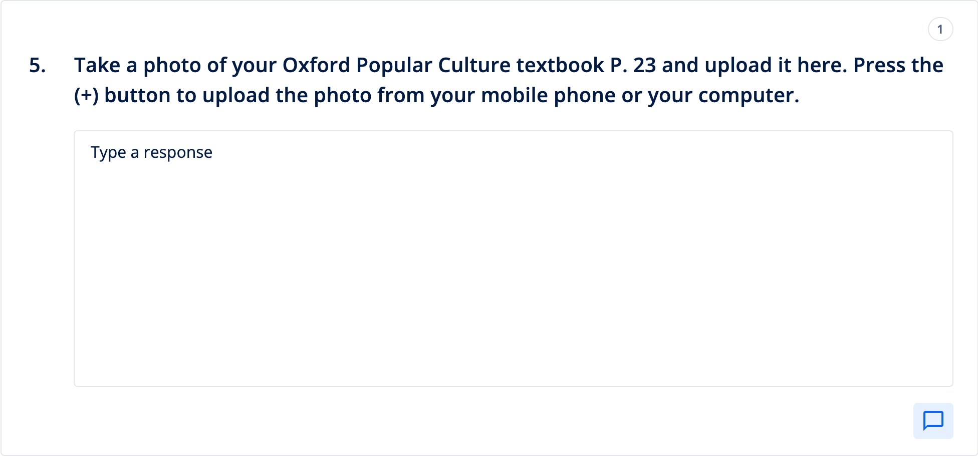 Free response example