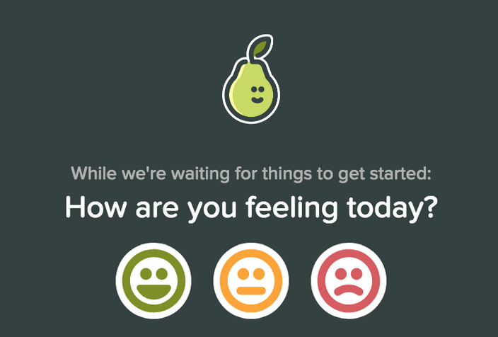 Peardeck classroom climate screenshot